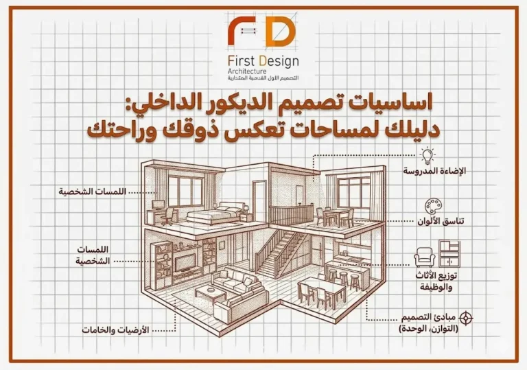 اساسيات تصميم الديكور الداخلي