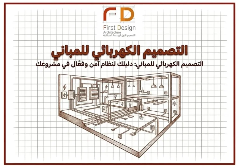 التصميم الكهربائي للمباني دليلك لنظام آمن وفعّال في مشروعك