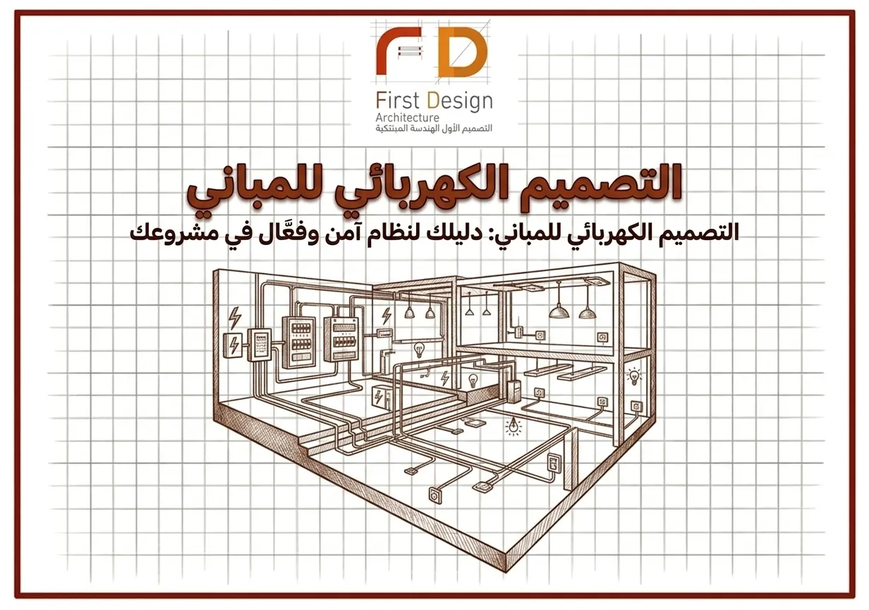 التصميم الكهربائي للمباني دليلك لنظام آمن وفعّال في مشروعك