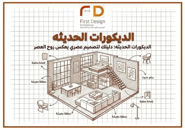 الديكورات الحديثه دليلك لتصميم عصري يعكس روح العصر