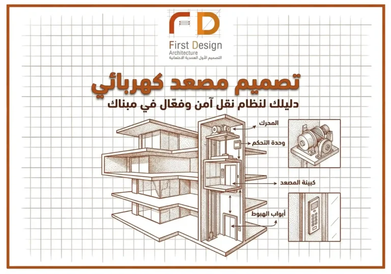 تصميم مصعد كهربائي دليلك لنظام نقل آمن وفعّال في مبناك