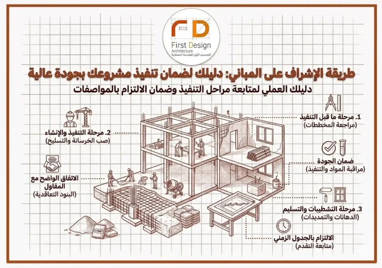 طريقة الإشراف على المباني